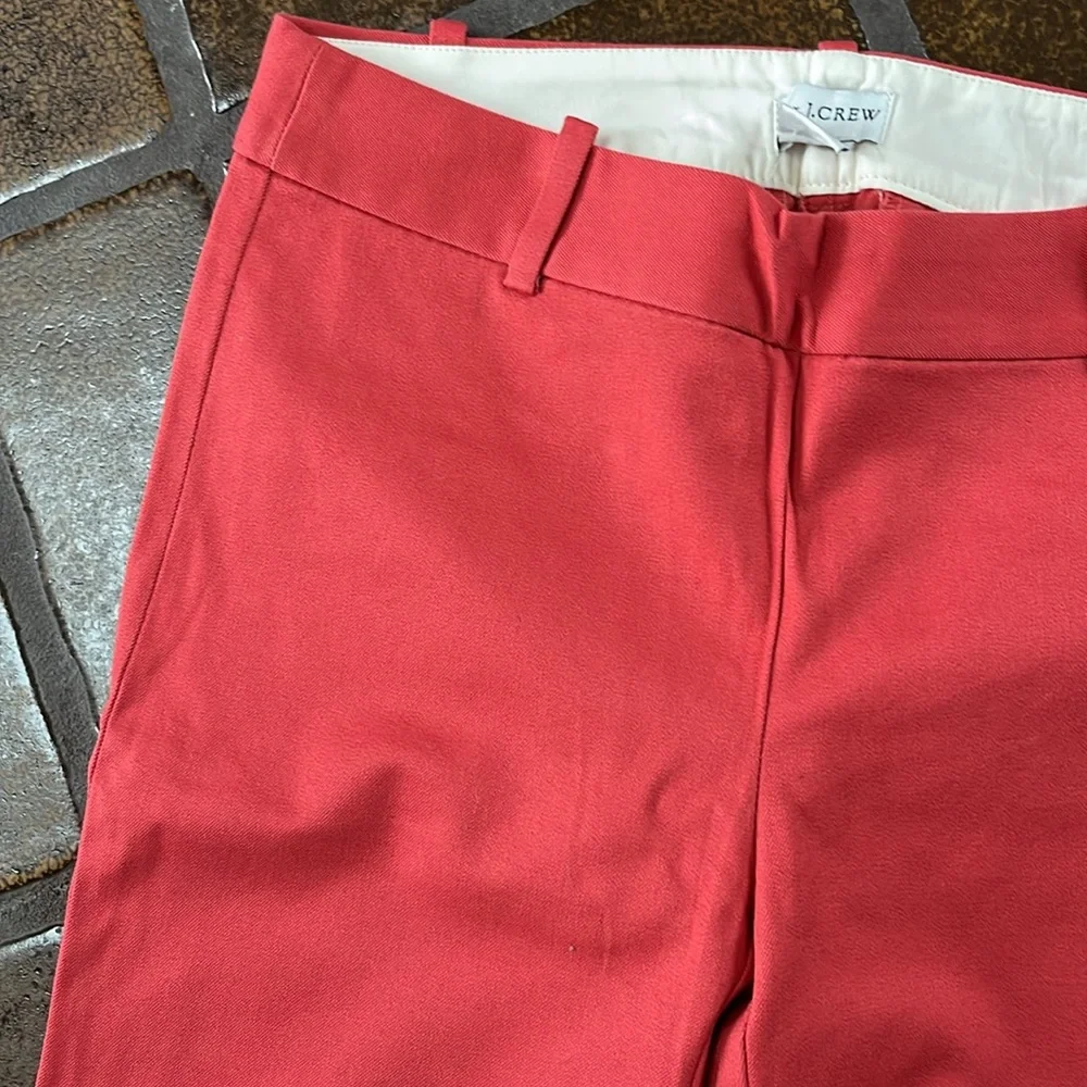 NWT J. By J. Crew Salmon Scalloped Hem Ankle Pant